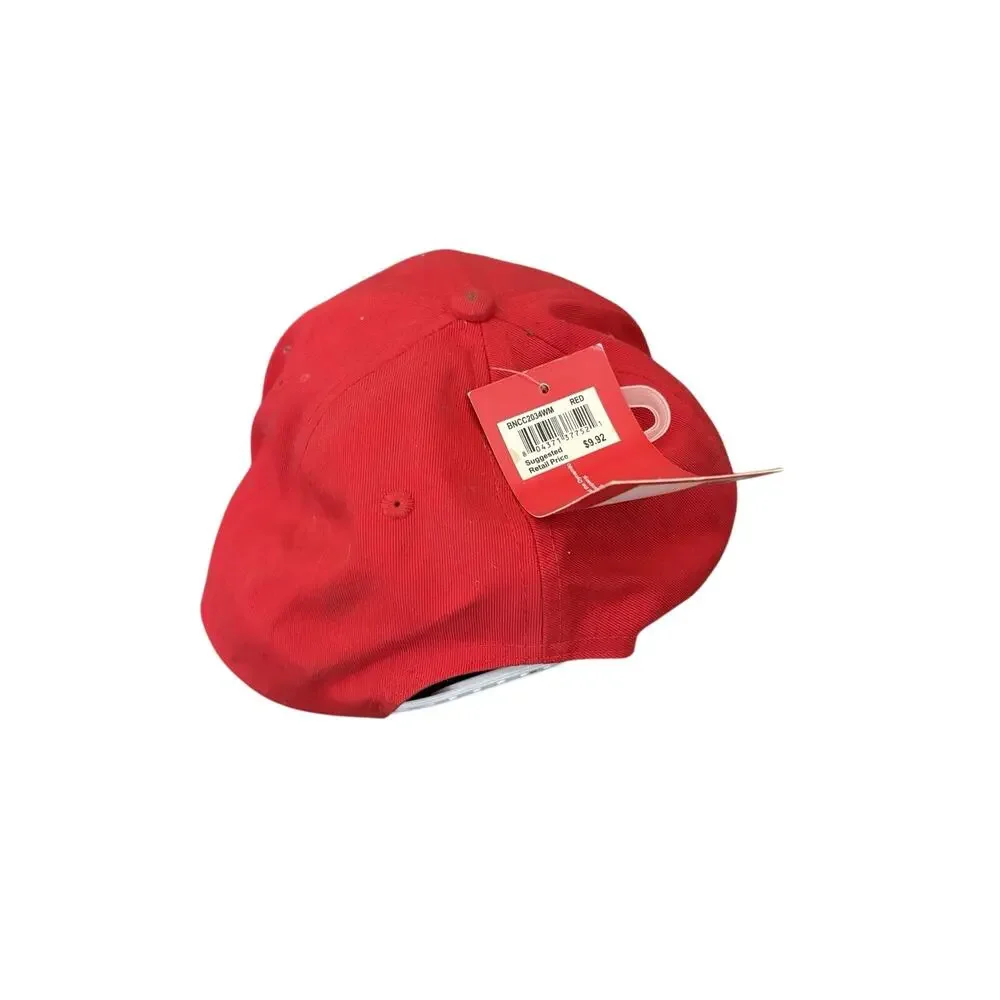 Coca-Cola Snapback Hat Red One Size Adjustable Embroidered 6 Panel NWT
